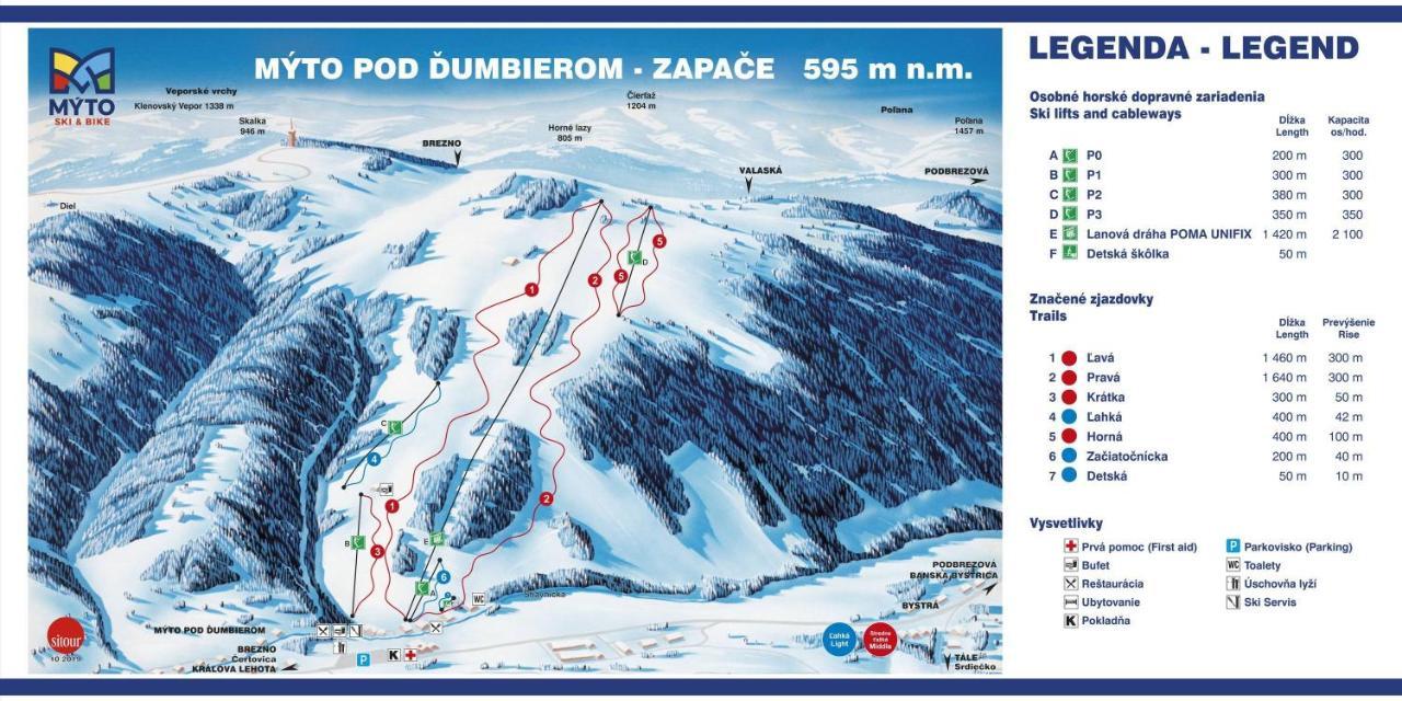 Apartment Anna Chopok, 1 110 M, Highest In Central Europe, On A Hiking Trail To Dumbier Demanovska Dolina Εξωτερικό φωτογραφία